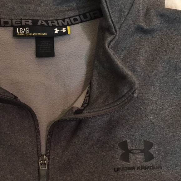 Under armor athletic zip up sweater - Picture 2 of 4
